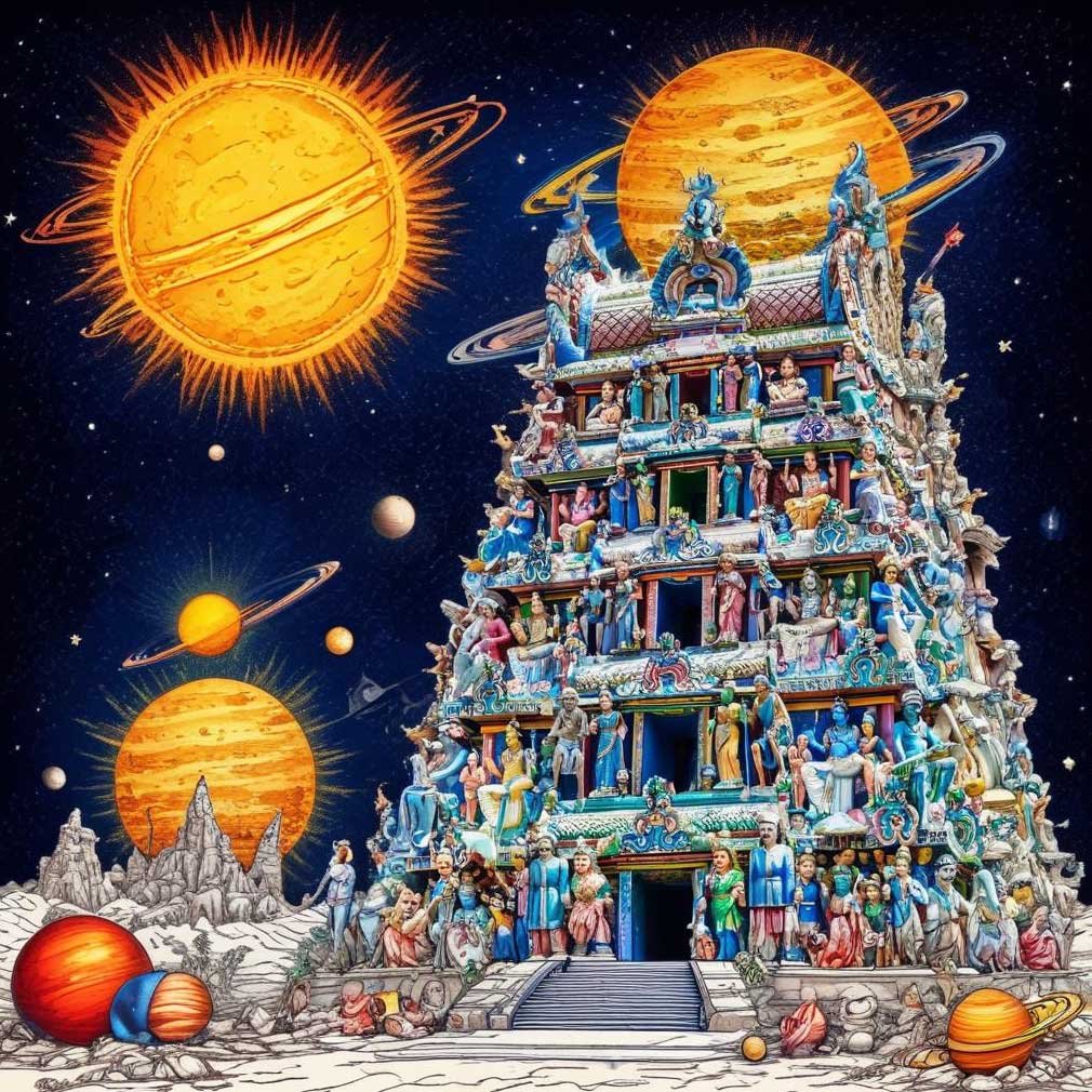 temples and planets